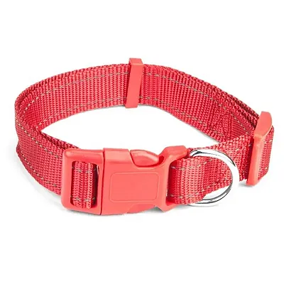 Large Red Adjustable Reflective Collar ACLR-201