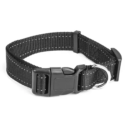 Large Black Adjustable Reflective Collar ACLR-202