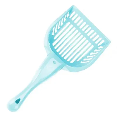 Turquoise Cat Litter Scoop with Reinforced Comfort Handle ACSP-0