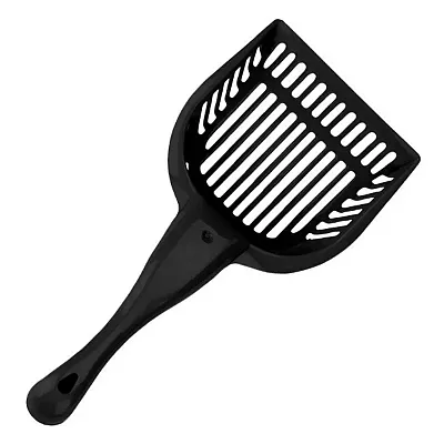 Black Cat Litter Scoop with Reinforced Comfort Handle ACSP-003