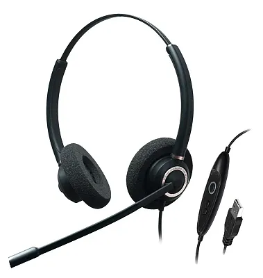 ADDASOUND CRYSTAL-SR2832RG Dual Ear,Stereo,Adv Noise Cancel Usb