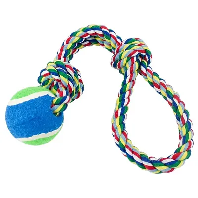 Toss&#039;n&#039;Floss Fling Rope with Tennis Ball ADTY-002