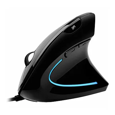 Adesso Imouse E1 Imouse E1 Wired Usb Vertical Ergonomic Optical Mouse, 6 Buttons