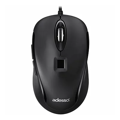 Adesso Imouse F1-Taa Imouse F1-Taa Wired Usb Computer Mouse With Fingerprint Rea