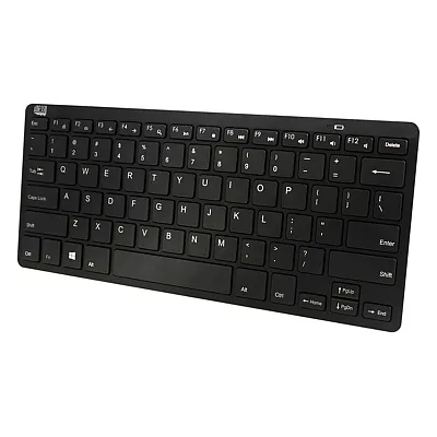 Adesso Wkb-1100Bb Bluetooth Slimtouch Computer Keyboard With Scissor Switches, F