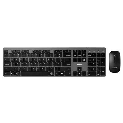 Adesso Wkb-7300Cb Easytouch 7300 Wireless Keyboard And Imouse Combo Set With Cop