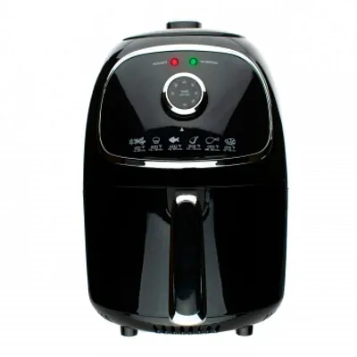 Brentwood AF-202BK 2 Quart Small Electric Air Fryer Black with Timer and Temp Co