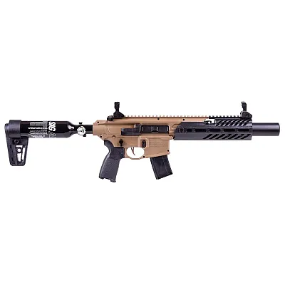 Sig Sauer Mcx Rattler Canebrake Pcp Powered .177 Caliber Semi-Auto Pellet Air Ri