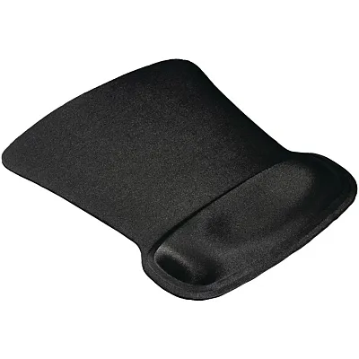 Allsop 30191 Ergoprene Gel Mouse Pad With Wrist Rest (Black)