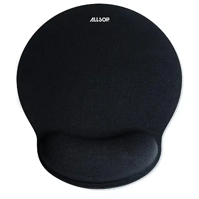 Allsop 30203 Comfortfoam Memory Foam Mouse Pad (Black)