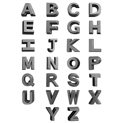 AMERICAN MOD AMTYT00132 26 Grey Diy Letters A-Z