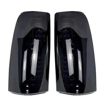 AMERICAN MOD MCHCC00201 Led Tail Lights; Chrome Housing; Sm