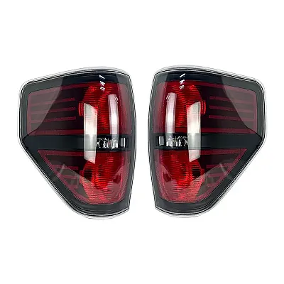 AMERICAN MOD MFMAC00208 Led Tail Lights; Chrome Housing; Sm