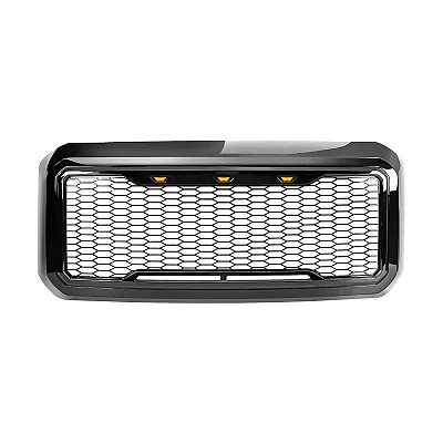 AMERICAN MOD MFMFA00125 Raptor Style Mesh Grille W/ Amber L