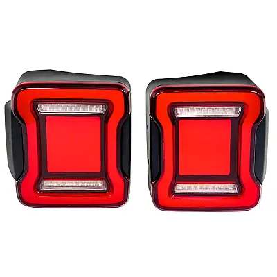 AMERICAN MOD MJPCA03305 Tunnel Tail Lights - Red Lens