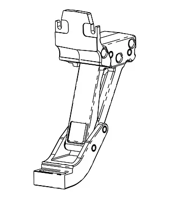 AMP RESEARCH 100300711 Single Idle Arm/Hinge Ass