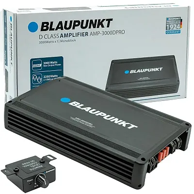 Blaupunkt Pro Series Mono Block D-Class Power Amplifier 3000 Watts Max