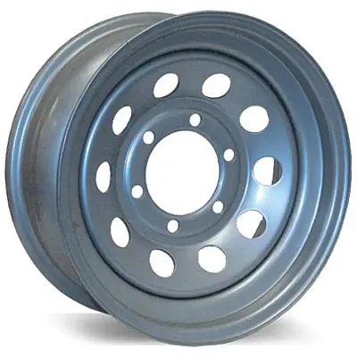 AMERICANA 20746 16X6 Mod 6H 5.5 Star Slvr
