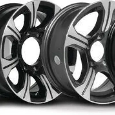 AMERICANA 23007 16X6.5 8H Am01/Sm Silv Mach Alum Cc