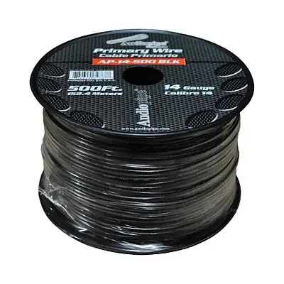 Audiopipe 14 Guage 500 Ft Primary Wire Black