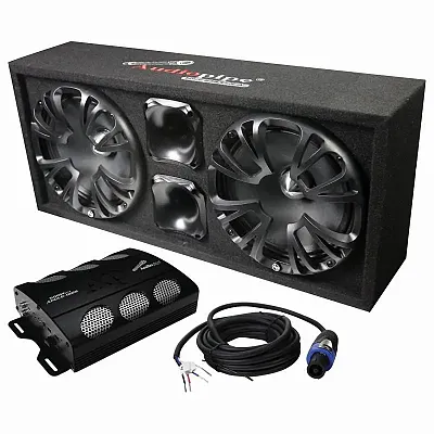 Audiopipe Dual 10??? Amplified Midrange Enclosure Combo Package