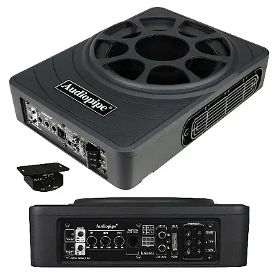 Audiopipe 10&quot; Low Profile Amplfied Subwoofer 500 Watts Max/250 Watts Rms  2 Ohm 