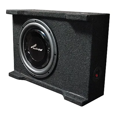 Audiopipe Single 10&quot; Shallow Mount Downfire Loaded Enclosure 400