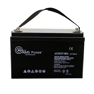 AIMS POWER 1004556 12V 100A Agm Battery