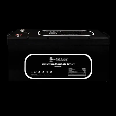 AIMS POWER 1008776 12V 300A Lifepo4 W/Heater