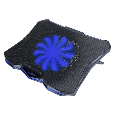 Enhance Engxc50100Blws Cryogen 5 Laptop Cooling Pad With 1 Large Fan, Rgb Lighti