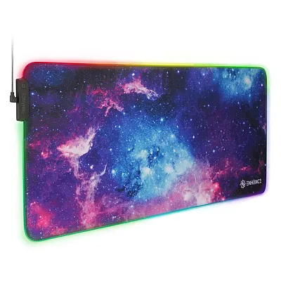 Enhance Enpcpxe100Gaws Xxl Led Gaming Mouse Pad With 7 Rgb Colors And 3 Lighting