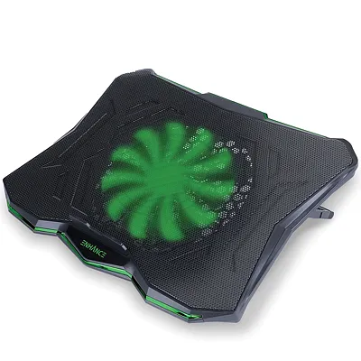 Enhance Engxc50100Gnws Cryogen 5 Laptop Cooling Pad With 1 Large Fan, Rgb Lighti