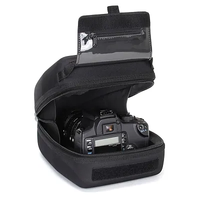 Usa Gear Grhlhsz100Bkws Quick-Access Dslr Hard-Shell Camera/Zoom Lens Case, Blac
