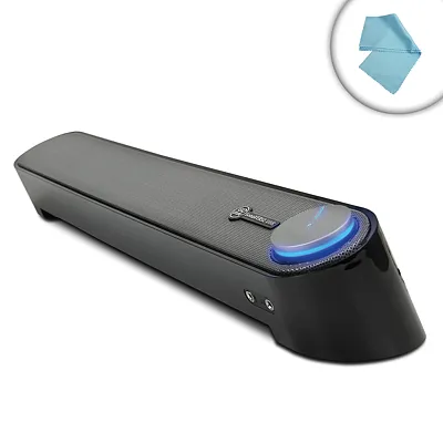 Gogroove Ggsvubr100Bkws 2.0-Channel 12-Watt-Peak 16.5-In. Usb-Powered Ultra-Comp