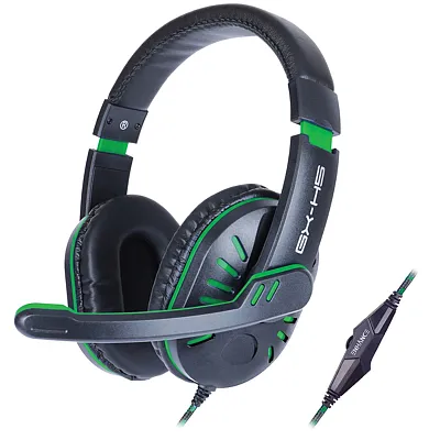 Enhance Engxh50100Gnws Infiltrate Stereo Gaming Headset With Rotating Microphone