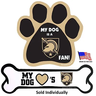 All Star Dogs Army Car Magnets - Bone