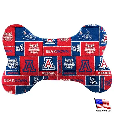 All Star Dogs Arizona Wildcats Plush Bone Toy - Small