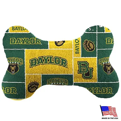 All Star Dogs Baylor Bears Plush Bone Toy - Small