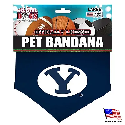 All Star Dogs Brigham Young Cougars Pet Bandana - Small