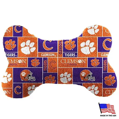 All Star Dogs Clemson Tigers Plush Bone Toy - Small