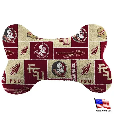 All Star Dogs Florida State Plush Bone Toy - Small