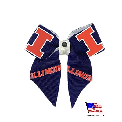 All Star Dogs Illinois Fighting Illini Pet Hair Bow