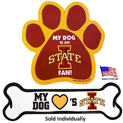 All Star Dogs Iowa State Cyclones Car Magnets - Paw