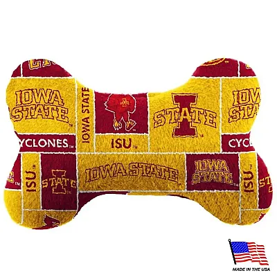 All Star Dogs Iowa State Plush Bone Toy - Large