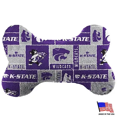All Star Dogs Kansas State Plush Bone Toy - Small