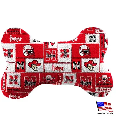 All Star Dogs Nebraska Huskers Plush Bone Toy - Large