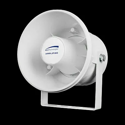 Speco Aspc20-W Speco - Aspc20 White 6&quot; Abs Plastic Amplified 20 Watt Weatherproo