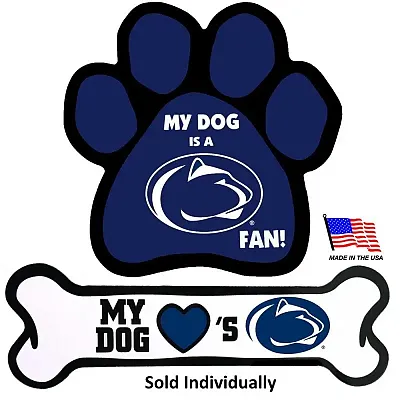 All Star Dogs Penn State Car Magnets - Paw