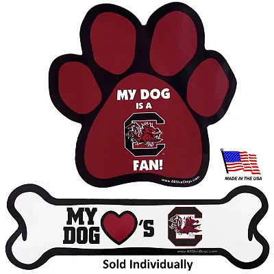 All Star Dogs South Carolina Car Magnets - Paw