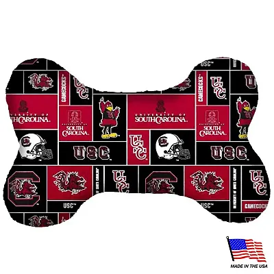 All Star Dogs South Carolina Plush Bone Toy - Small
